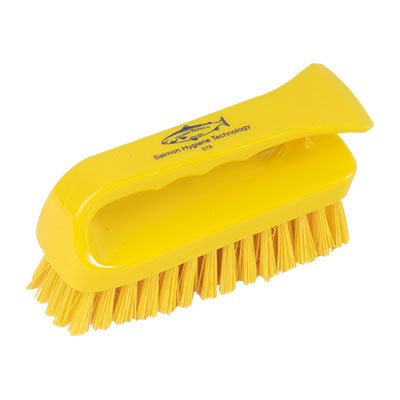 15.2cm stiff Grippy Scrub Brush yellow