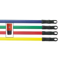 Composite Screw Threaded Handle with Green Grip 1.37m