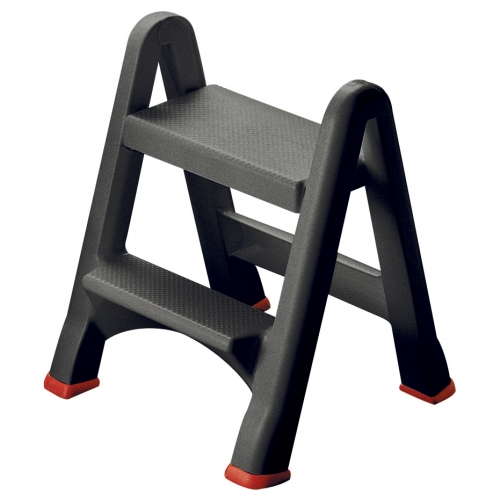 Grey Rubbermaid Foldable Step Stool