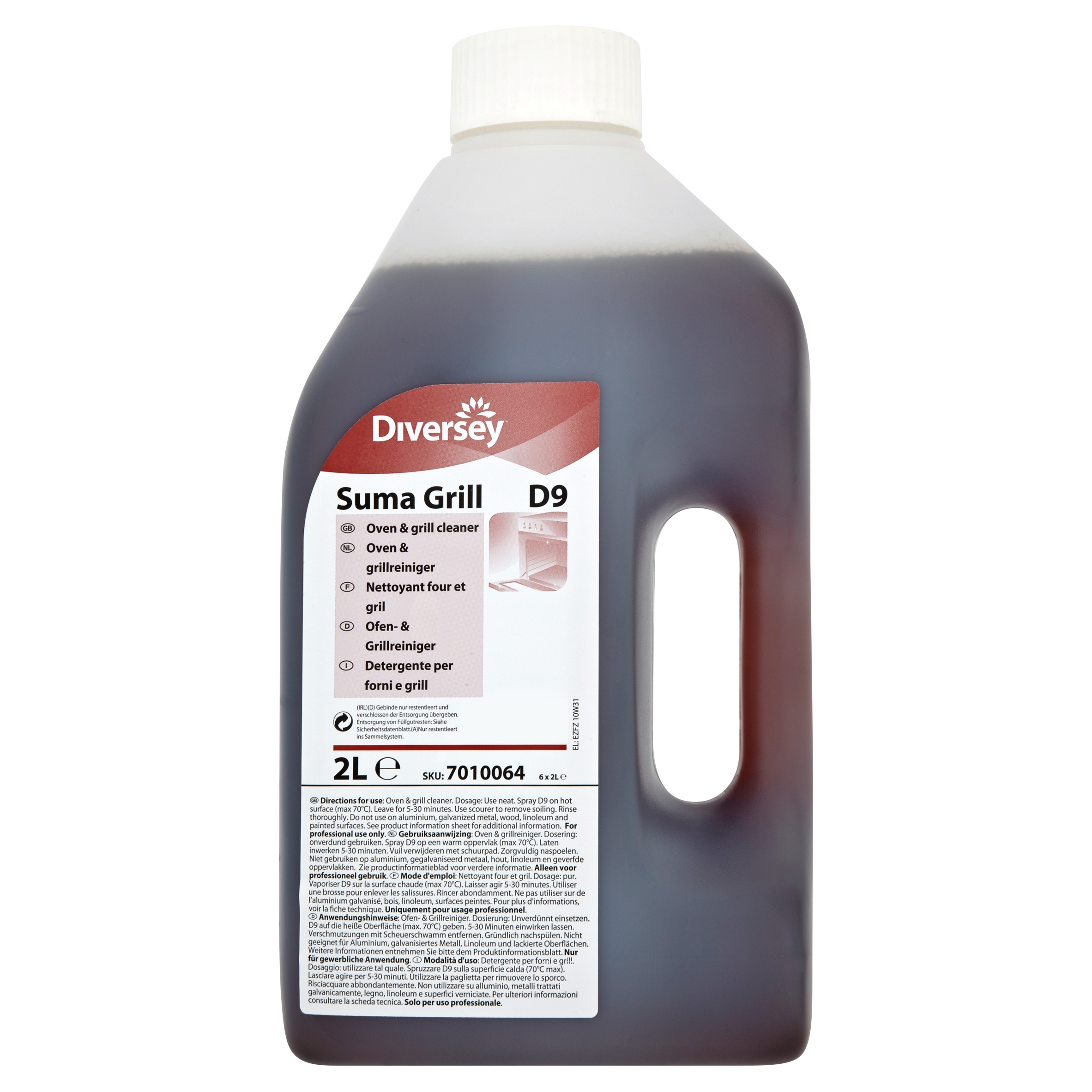 Suma Grill D9 Oven and Grill Cleaner 2 Litre Sybron