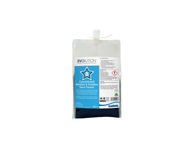 Cleenol Evolution Window And Stainless Steel Cleaner 1.5 Litre