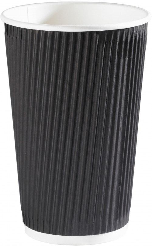 16oz Ripple Cup Black