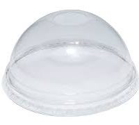 Dome lid with hole for PET tumbler 16oz