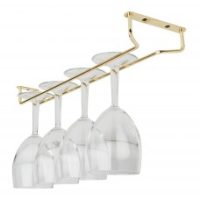 Brass Glass Hanger 16"
