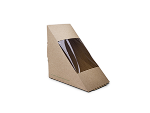 Deep Fill 75mm Kraft Sandwich Wedge