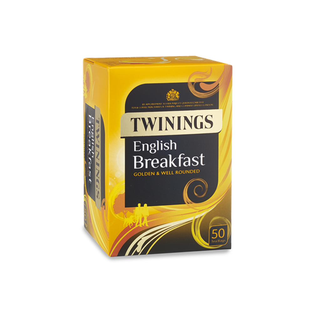 Twinings English Breakfast Enveloped Teabags 50s