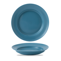 Art De Cuisine Footed Rimmed Plate 26cm Blue