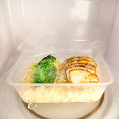 Microwaveable takeaway container & lid 174 x 119mm - 500ml